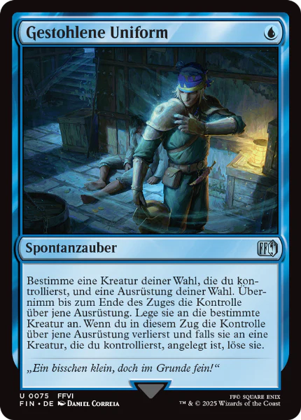 Gestohlene Uniform FIN #075