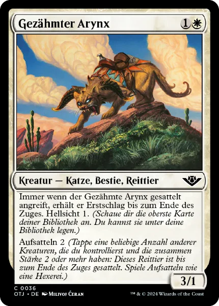 Gezähmter Arynx OTJ #36