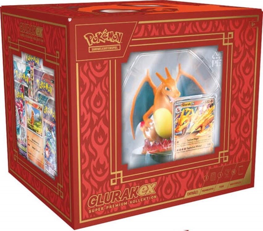 Pokemon Glurak EX Super Premium Kollektion
