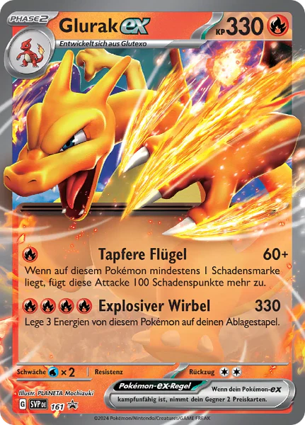 Glurak ex 161 Promo