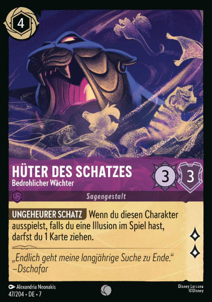 Hüter des Schatzes - Bedrohlicher Wächter 47/204 Foil
