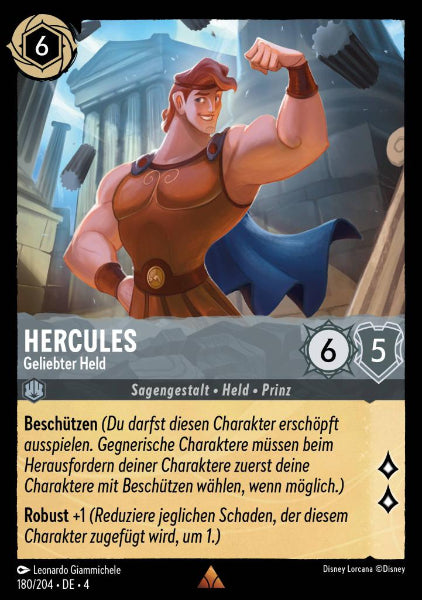 Hercules - Geliebter Held 180/204 Foil