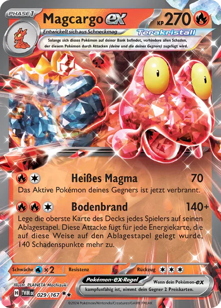 Magcargo ex 029/167