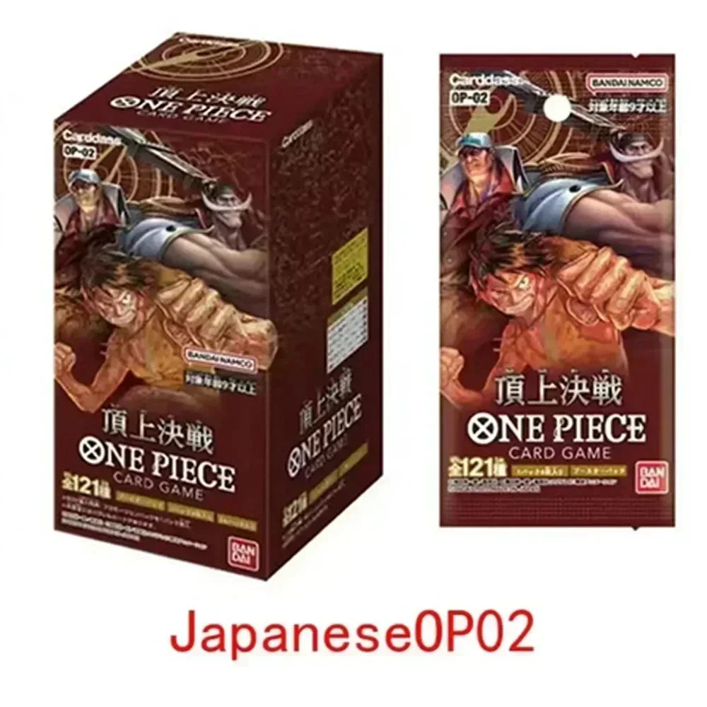 Bandai Genuine One Piece TCG OP09 OP11 OP13 PRB02 Anime Collection Card Blind Box Toy Christmas Gift