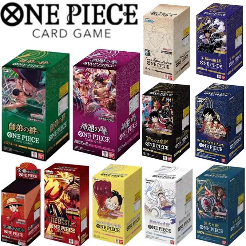 Bandai Genuine One Piece TCG OP09 OP11 OP13 PRB02 Anime Collection Card Blind Box Toy Christmas Gift