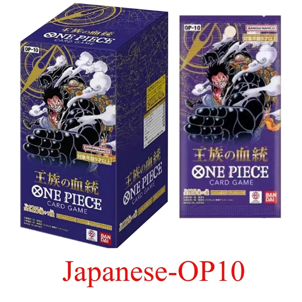 Bandai Genuine One Piece TCG OP09 OP11 OP13 PRB02 Anime Collection Card Blind Box Toy Christmas Gift