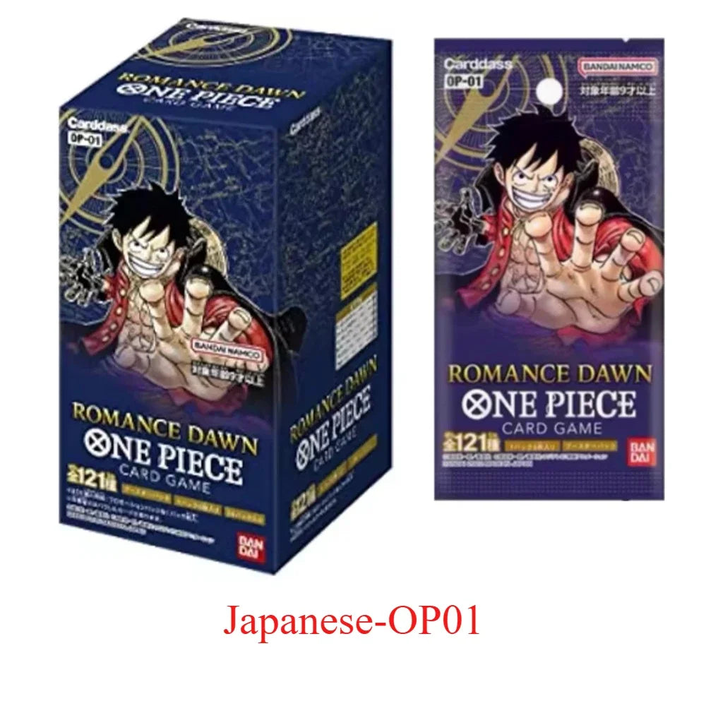 Bandai Genuine One Piece TCG OP09 OP11 OP13 PRB02 Anime Collection Card Blind Box Toy Christmas Gift