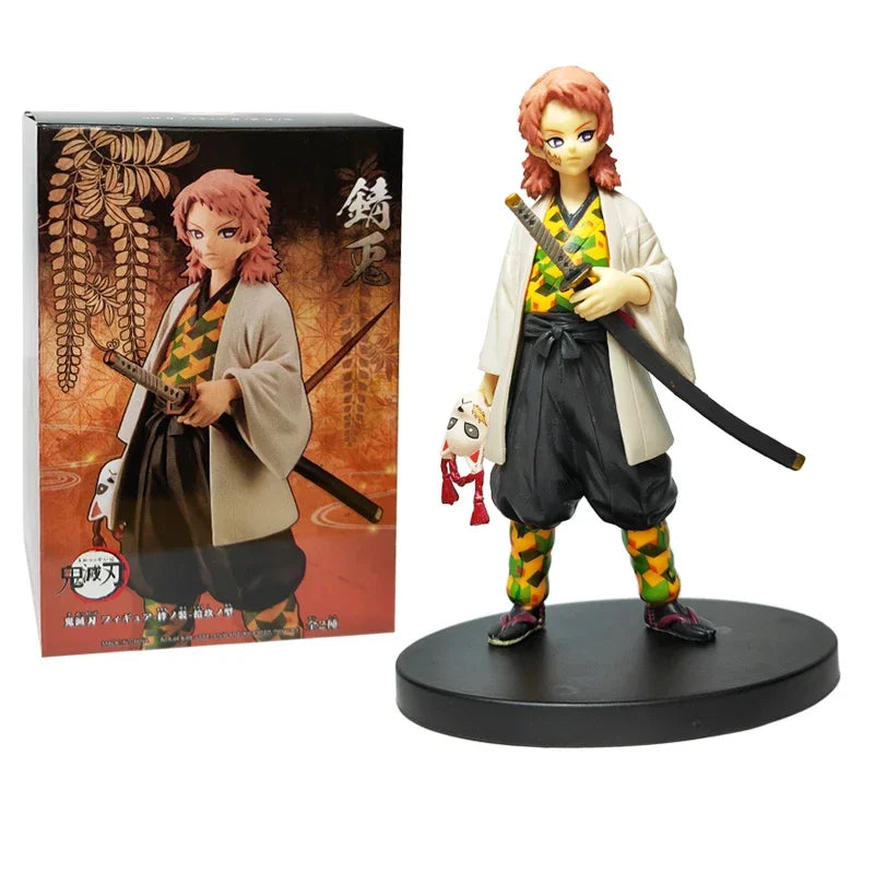 Anime Figure Demon Slayer Figures Kimetsu No Yaiba Doll Tanjiro Nezuko Zenitsu Figurine Inosuke Warrior Action Figure Model Toys