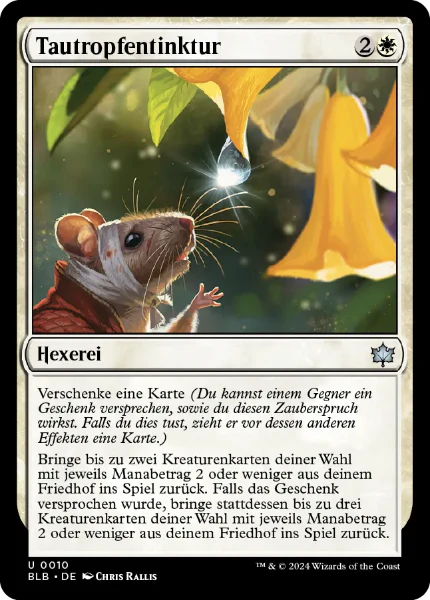 Tautropfentinktur BLB #10