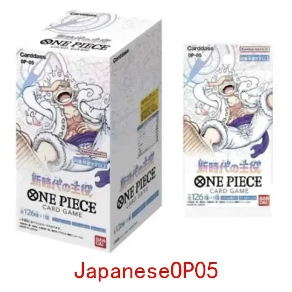 Bandai Genuine One Piece TCG OP09 OP11 OP13 PRB02 Anime Collection Card Blind Box Toy Christmas Gift