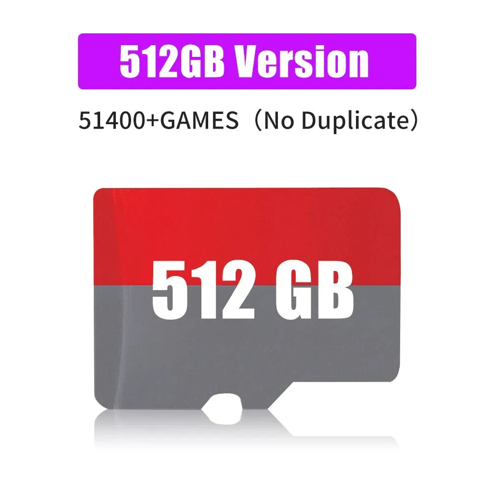 Batocera TF/Game Card for Steam Deck/Windows PC/MAC/Handheld Game Console for PS3/PS2/SS/PS1/PSP/DC/MAME 70+Emulators&51400+Game