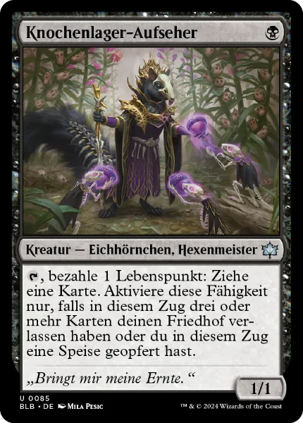 Knochenlager-Aufseher BLB #85