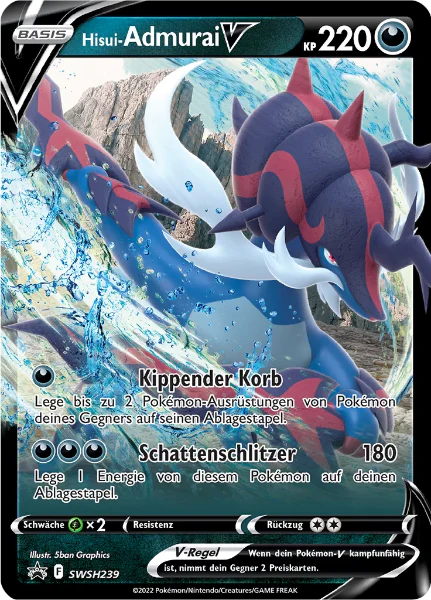Hisui-Admurai V SWSH 239 Promo
