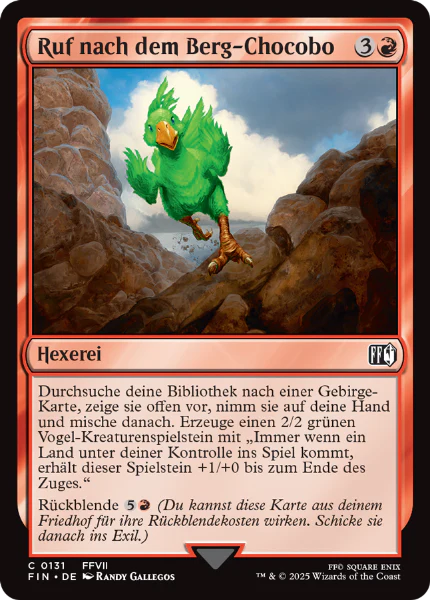 Ruf nach dem Berg-Chocobo FIN #131