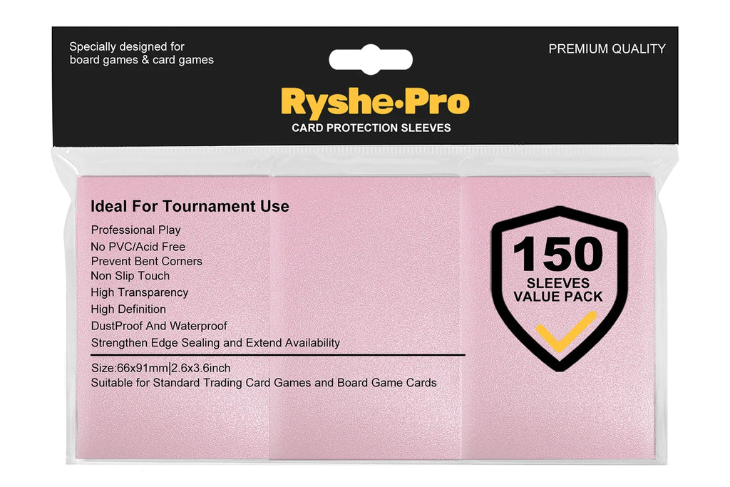 100PCS 66x91mm Matte Standard Size Card Sleeves TCG Trading Cards Protector For Tarot Shield Board Games Magical Cover PKM