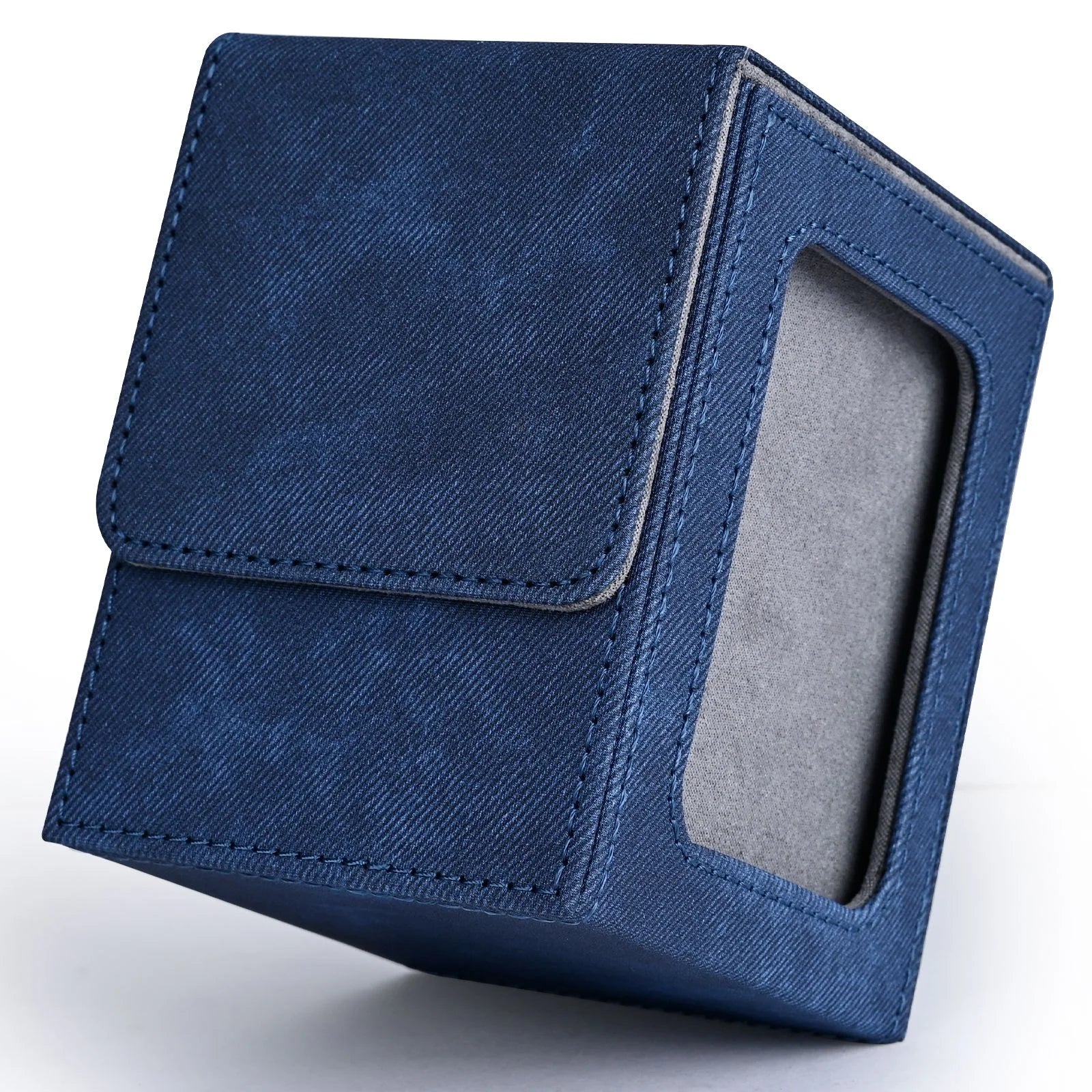 Card deck box with display window,Trading Card Storage Box,can hold more than 120 single sleeved cards,fits for TCG card