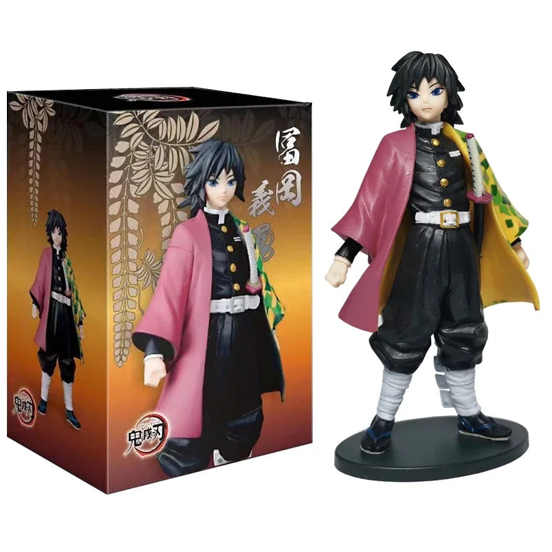 Anime Figure Demon Slayer Figures Kimetsu No Yaiba Doll Tanjiro Nezuko Zenitsu Figurine Inosuke Warrior Action Figure Model Toys