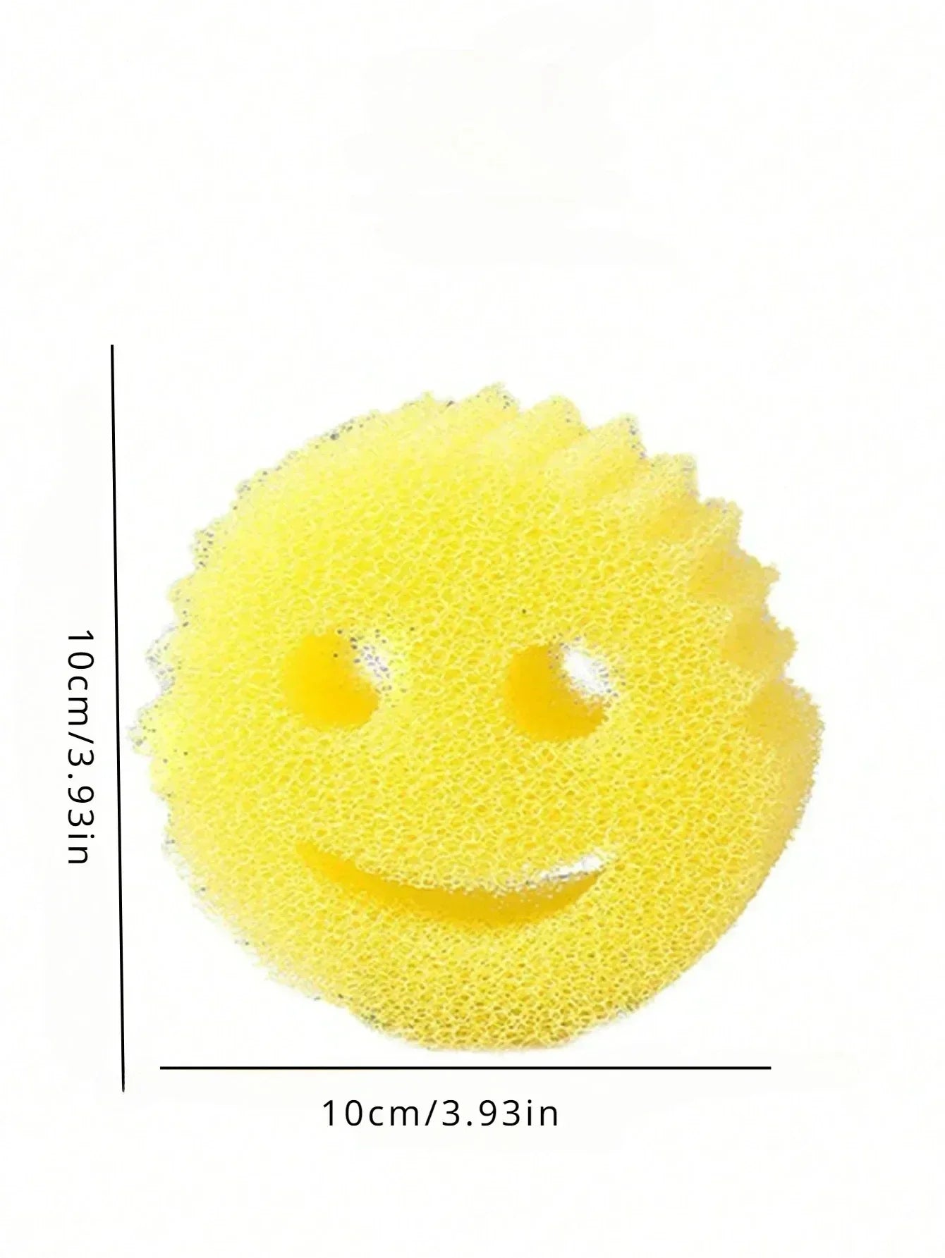 2/4PCS smiling face Dishwashing Sponge Cloth Strong Scouring Pad Kitchen Bathroom Miracle Sponge Stain Odor Resistant Migic Wipe